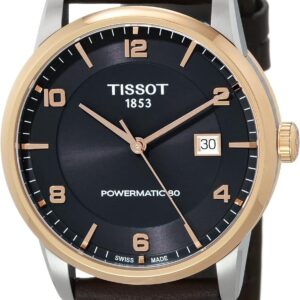 Tissot Men’s Luxury 316L Stainless Steel Case with Rose Gold PVD Coating Automatic Watch