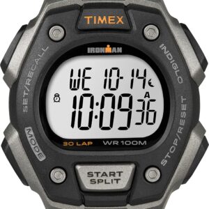 Timex Men’s Ironman Triathlon Classic 30 38mm Watch – Gray & Black