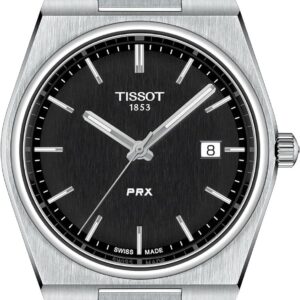 Tissot Men’s PRX 316L Stainless Steel Case Dress Watch Grey T1374101105100