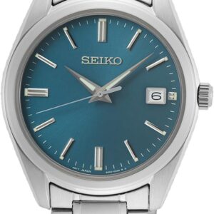 SEIKO Stainless Steel Blue Dial Quartz Men’s Watch SUR525