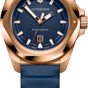 Victorinox I.N.O.X. Small Blue Dial Blue Rubber Strap Watch 32mm – 242035
