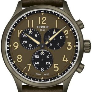 Tissot Men’s Chrono XL 316L Stainless Steel Case with Khaki PVD Coating Quartz Watch