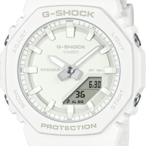 Casio G-Shock GMAP2100VA-7A Beach Style Silver Sparkle Dial White Watch