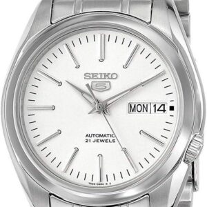 SEIKO Men’s Year-Round Automatic Watch with Stainless Steel Strap, Silver