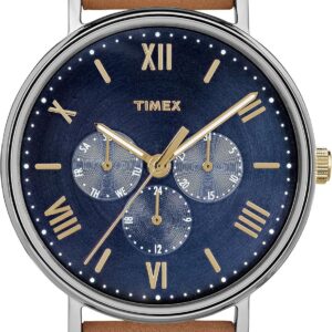 Timex Unisex TW2R29100 Southview 41mm Multifunction Leather Strap Watch