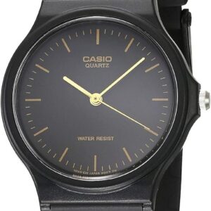 Casio MQ24 Series Quartz Analog Watch for Men – Black/Gold