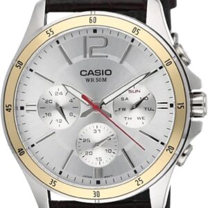 Casio Enticer Chronograph White Dial Men’s Watch – MTP-1374L-7AVDF