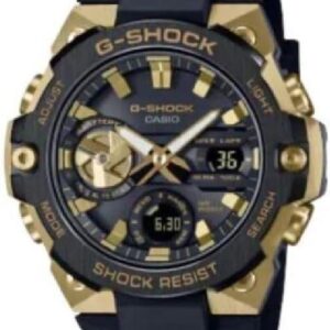 Casio G-Shock Stay Gold Series G-Steel Connected Solar Metallic Gold and Black Resin Strap Watch