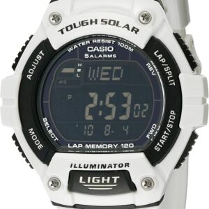 Casio Men’s W-S220C-7BVCF Digital Display Quartz White Watch