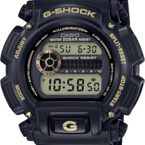 Casio DW9052 Series Men’s Digital Watch | G-Shock | Black/Gold