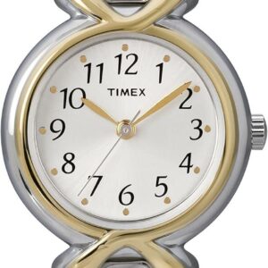 Timex Women’s T21854 Pleasant Street Two-Tone Stainless Steel Expansion Band Watch