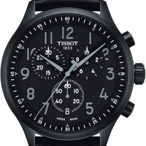 Tissot Men’s Chrono XL Vintage 316L Stainless Steel Case with Black PVD Coating Swiss Quartz Watch
