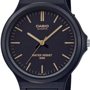 Casio MW240 Series Men’s Quartz Watch – Black/Gold