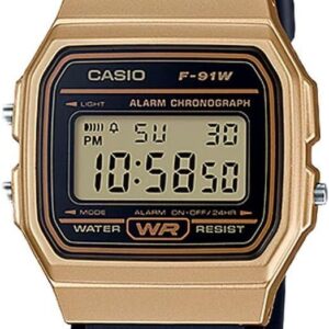 Casio Men’s ‘Vintage’ Quartz Metal and Resin Casual Watch