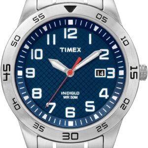 Timex TW2P61500 Men’s Fieldstone Way Silver Steel Bracelet Watch