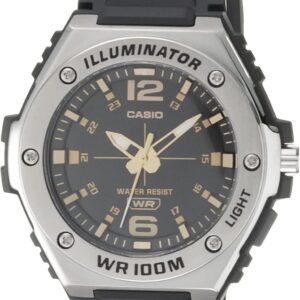 Casio Illuminator Men’s Quartz Sport Watch with Black Resin Strap