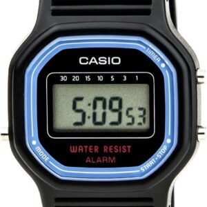 Casio Women’s Vintage LA11WB-1 Sport Black Resin Band Watch