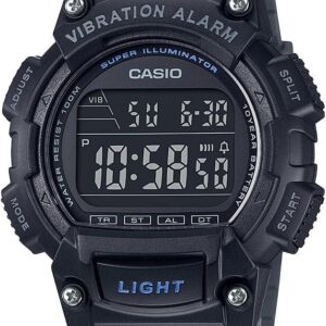 Casio W-736H-8BVCF Gray Sport Watch with Gray Resin Band