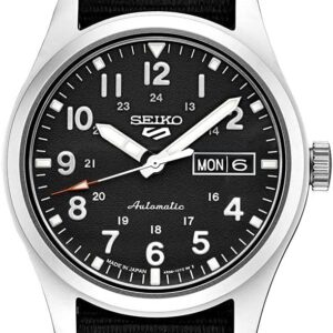 SEIKO SRPG37 Watch for Men – 5 Sports – Automatic with Manual Winding Movement