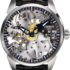 Tissot Men’s T0704051641100 T-Complication Squelette Swiss Mechanical Watch