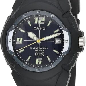 Casio MW600F Series | Men’s Analog Watch | Black/Blue
