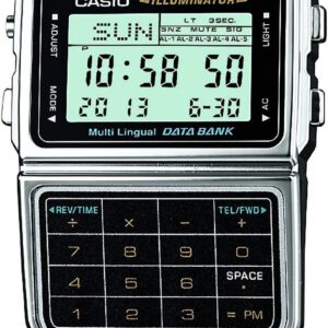 Casio DBC-611-1CR Data Bank Classic Series Quality Watches – Silver