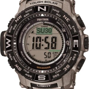 Casio Men’s Pro Trek PRW-3500T-7CR Tough Solar Triple Sensor Digital Sport Watch