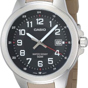 Casio MTPE-190 Series: Clean Outdoor Analog Watch with Date Indicator