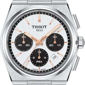 Tissot Men’s PRX Automatic Chronograph 316L Stainless Steel Case Watch