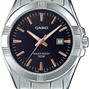 Casio MTP1308D-1A2V Men’s Standard Stainless Steel Black Dial Casual Analog Watch