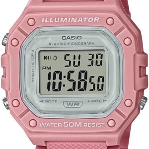 Casio Illuminator Alarm Chronograph Digital Sport Watch (Model W218HC-4AV)