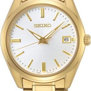Seiko Men’s Essentials Steel Two Tone Japanese Quartz Watch (Model SUR314)