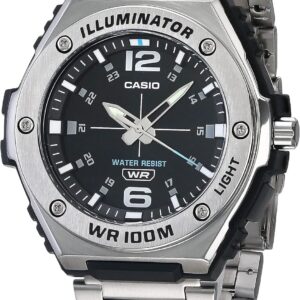Casio Illuminator Men’s Quartz 100M Water Resistant 3-Year Battery Watch MWA100HD-1AV