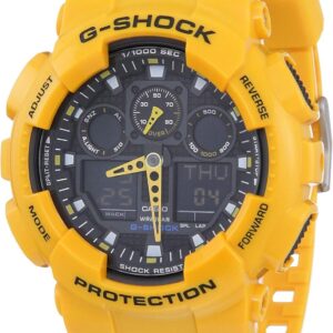 Casio GA100A-9A Watch: Stylish & Durable G-Shock Timepiece