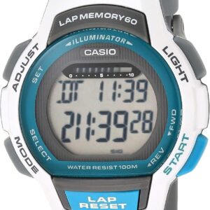 Casio Women’s Runner Series Digital Display Quartz Black/White Watch LWS1000H-1AV