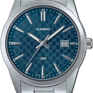 Casio MTP-VD03D-2A2 Men’s Standard Stainless Steel Blue Dial Watch