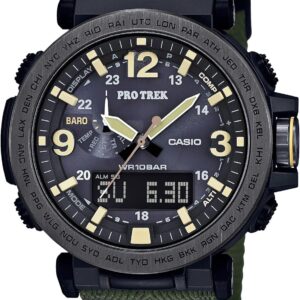 Casio Men’s PRG-600YB-3CR PRO TREK Analog-Digital Display Quartz Green Watch