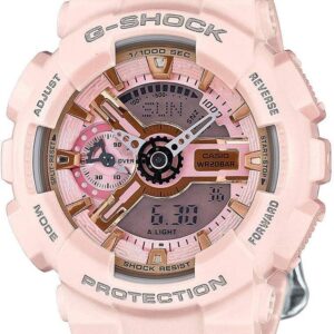 Sports Watch Gold and Pink Dial Pink Quartz Ladies
