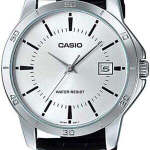 Casio MTP-V004L-7A Men’s Standard Analog Stainless Steel Date Silver Dial Watch