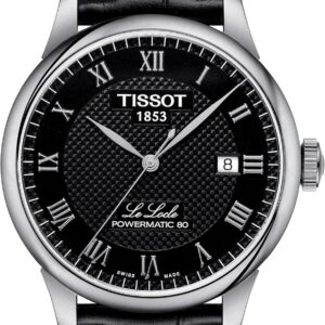 Tissot Men’s Le Locle Stainless Steel Dress Watch Black T0064071605300