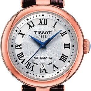 Tissot Women’s Bellissima Automatic 316L Stainless Steel Case with Rose Gold PVD Coating Swiss Automatic Watch