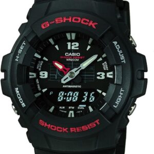 Casio G-Shock Quartz Watch with Resin Strap, Black