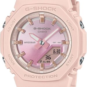 G-Shock Casio Analog-Digital Sunset Pink Resin Watch 46mm – GMAP2100SG4A