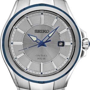 SEIKO Men’s COUTURA SS Silver Dial Watch – Model SNE565