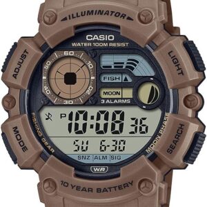 Casio WS1500H Series | Men’s Digital Watch | Beige
