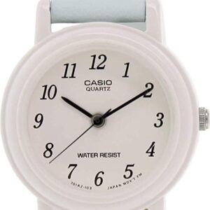 Casio Women’s Classic LQ139L-2B White Leather Japanese Quartz Fashion Watch