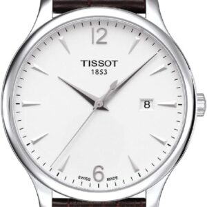 Tissot Men’s Tissot Tradition Stainless-Steel Dress Watch Brown T0636101603700