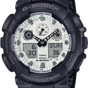 Casio G-Shock GA2100WD-1A: Brilliant White Dial, Black Resin Watch