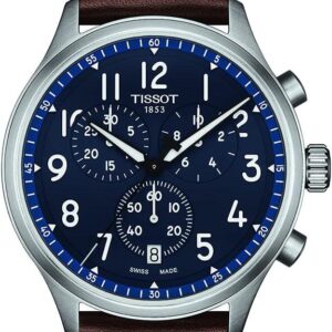 Tissot Mens Chrono XL Vintage 316L Stainless Steel Case Swiss Quartz Watch