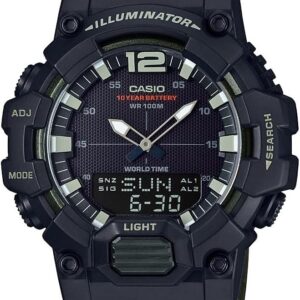 Casio Men’s HDC-700-3AVCF Classic Analog-Digital Display Quartz Green Watch